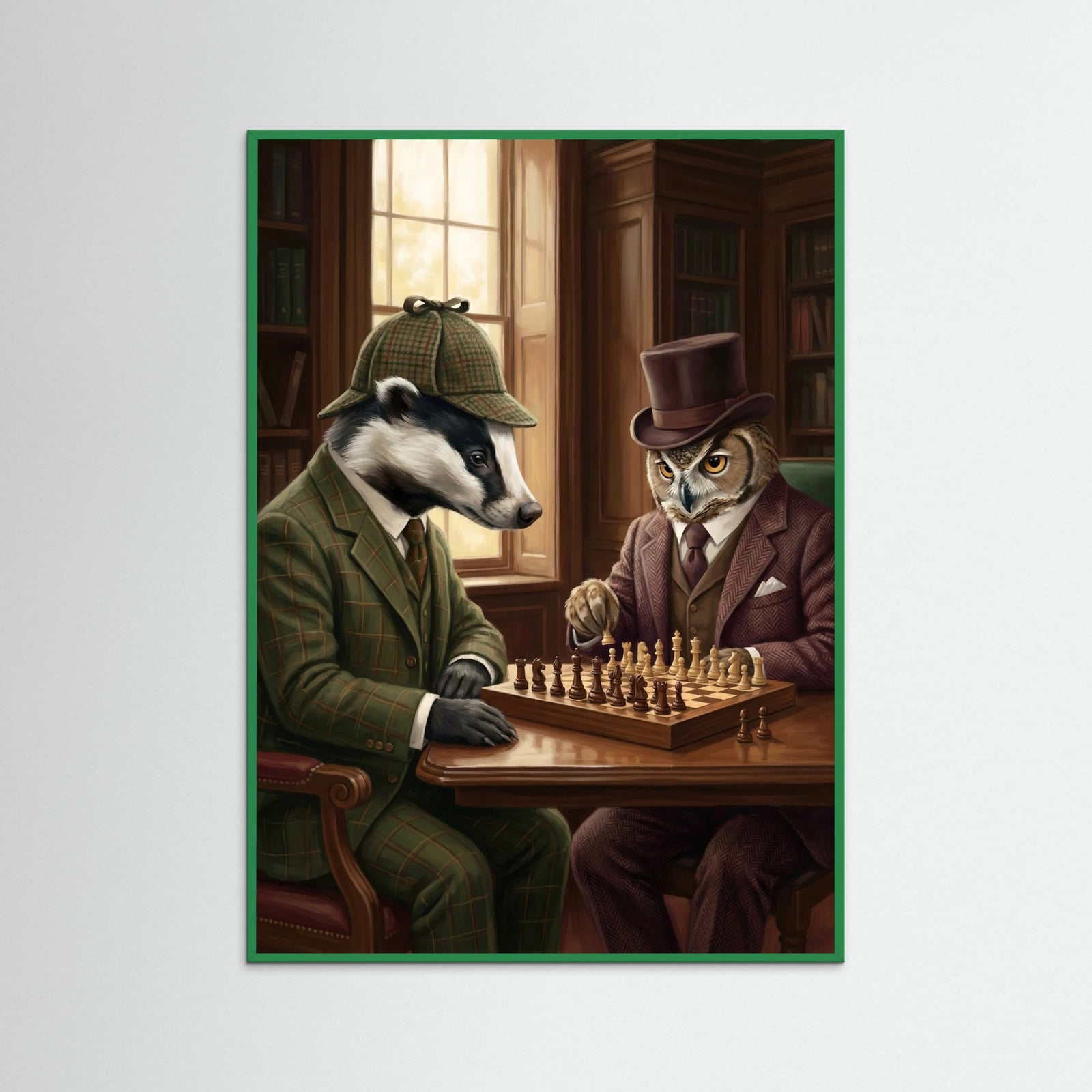Green Wood Dressed Animals