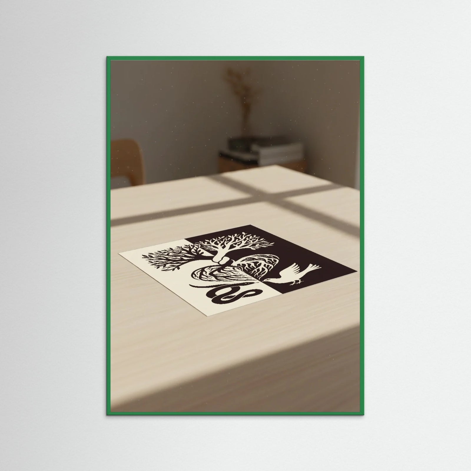 Green Wood Dual Embrace