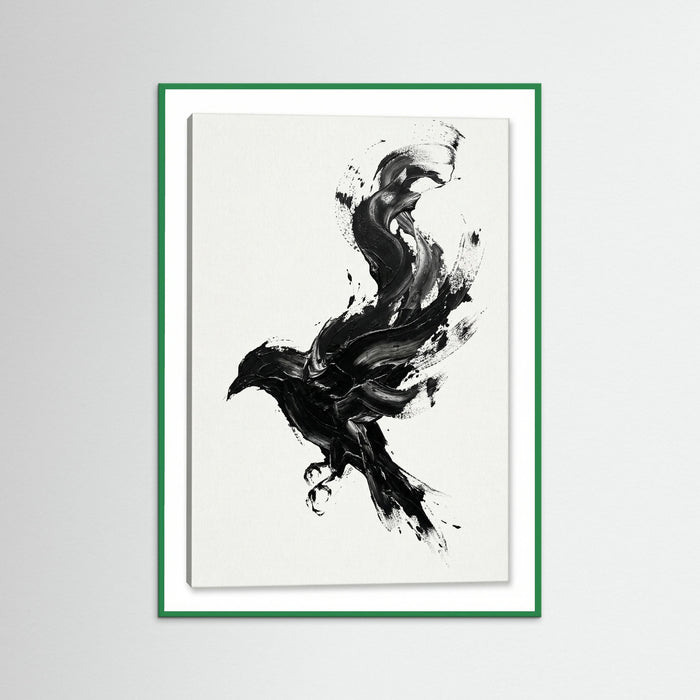 Green Wood Dynamic Brushstroke