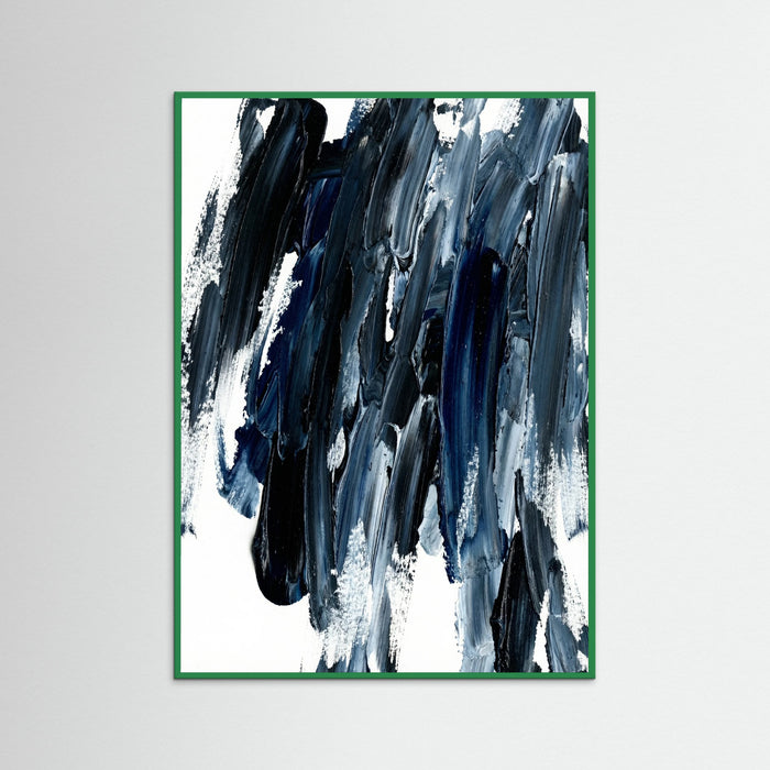 Green Wood Dynamic Brushstrokes