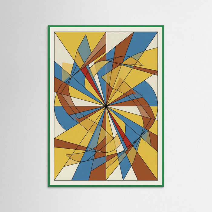 Green Wood Dynamic Geometric Forms