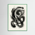 Green Wood Dynamic Inkwork
