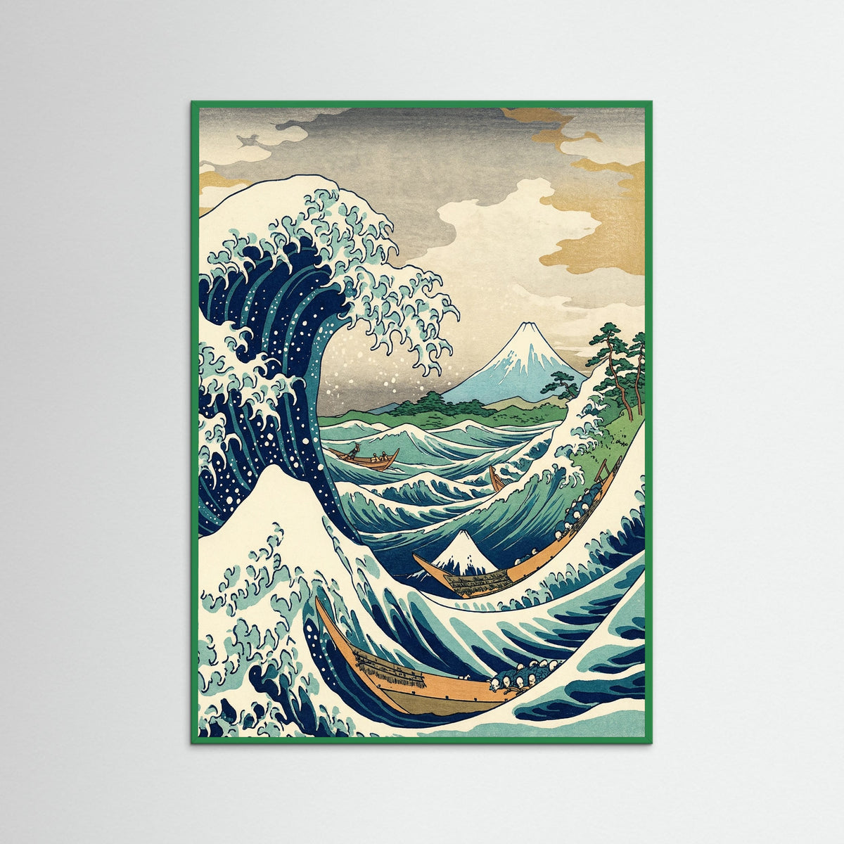 Green Wood Dynamic Waterfall