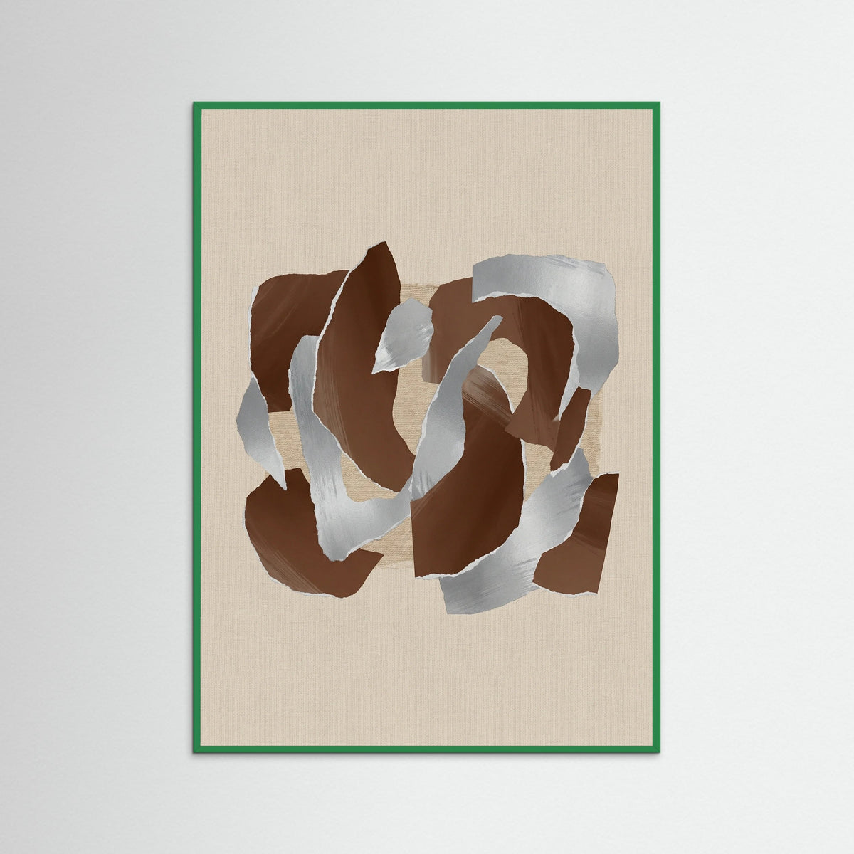 Green Wood Earthy Abstraction