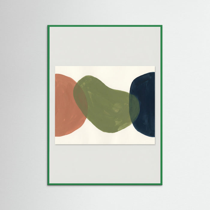 Green Wood Earthy Forms Interplay
