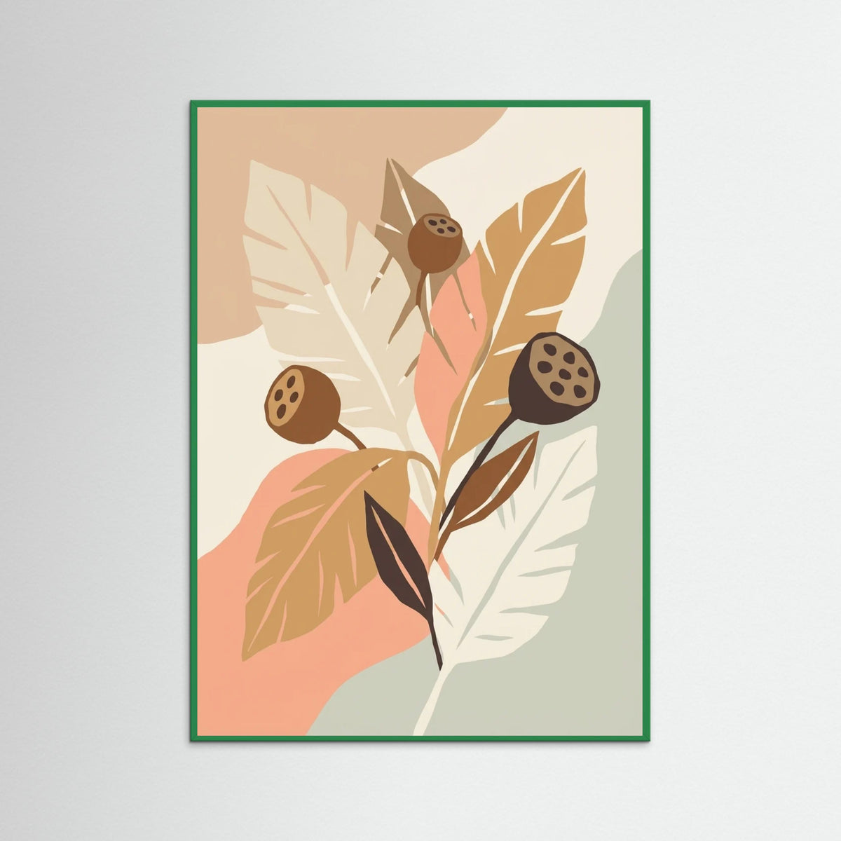Green Wood Earthy Petals
