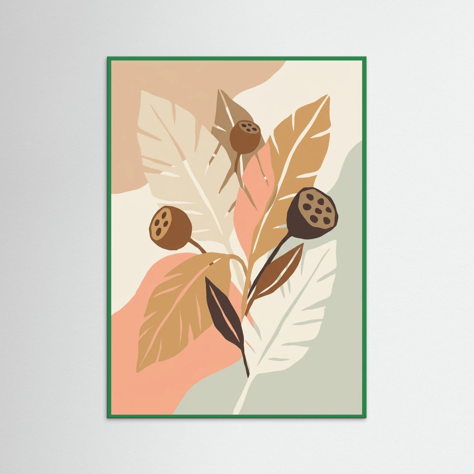 Green Wood Earthy Petals
