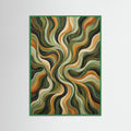 Green Wood Earthy Undulations