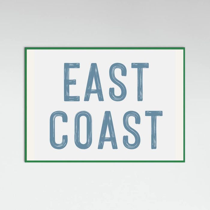 East Coast - Horizontal Poster – poster and art print