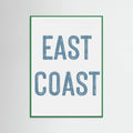 East Coast - Vertical Poster – Poster und Kunstdruck