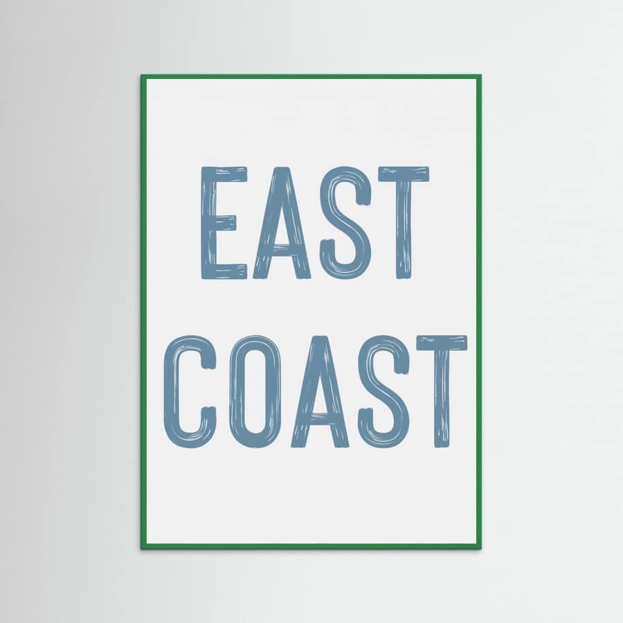 East Coast - Vertical Poster – Poster und Kunstdruck
