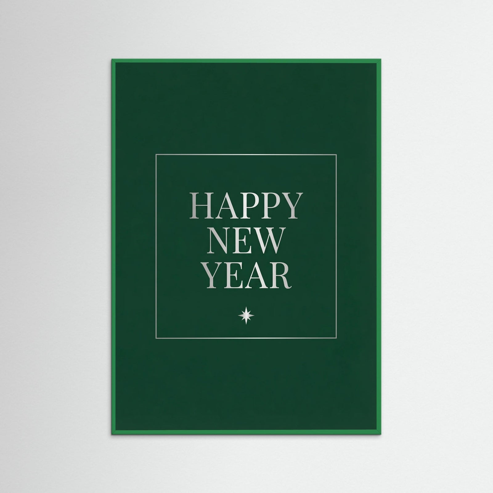 Green Wood Elegant Christmas Wish