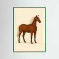 Green Wood Elegant Horse