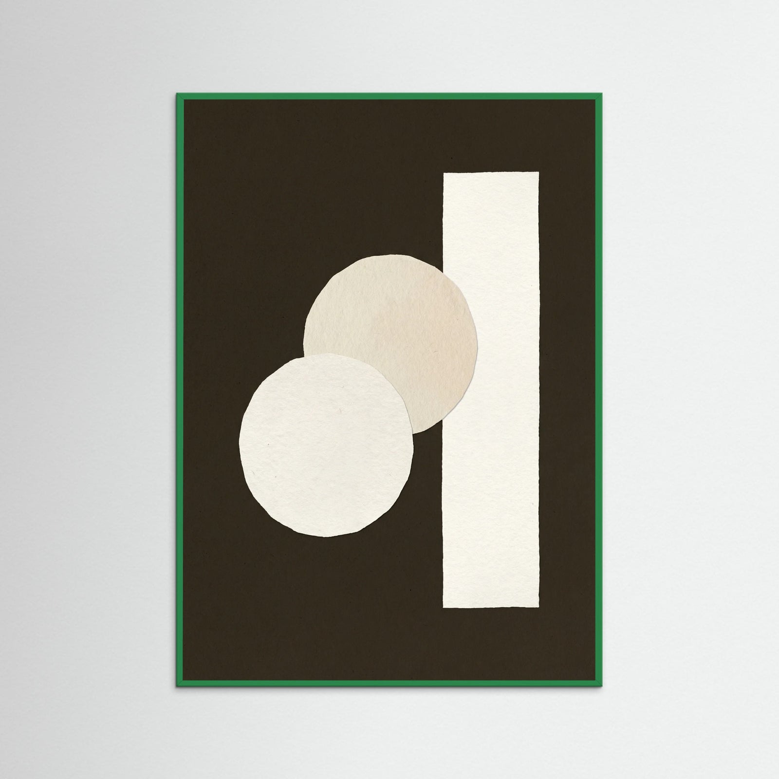 Green Wood Elegant Line Figure