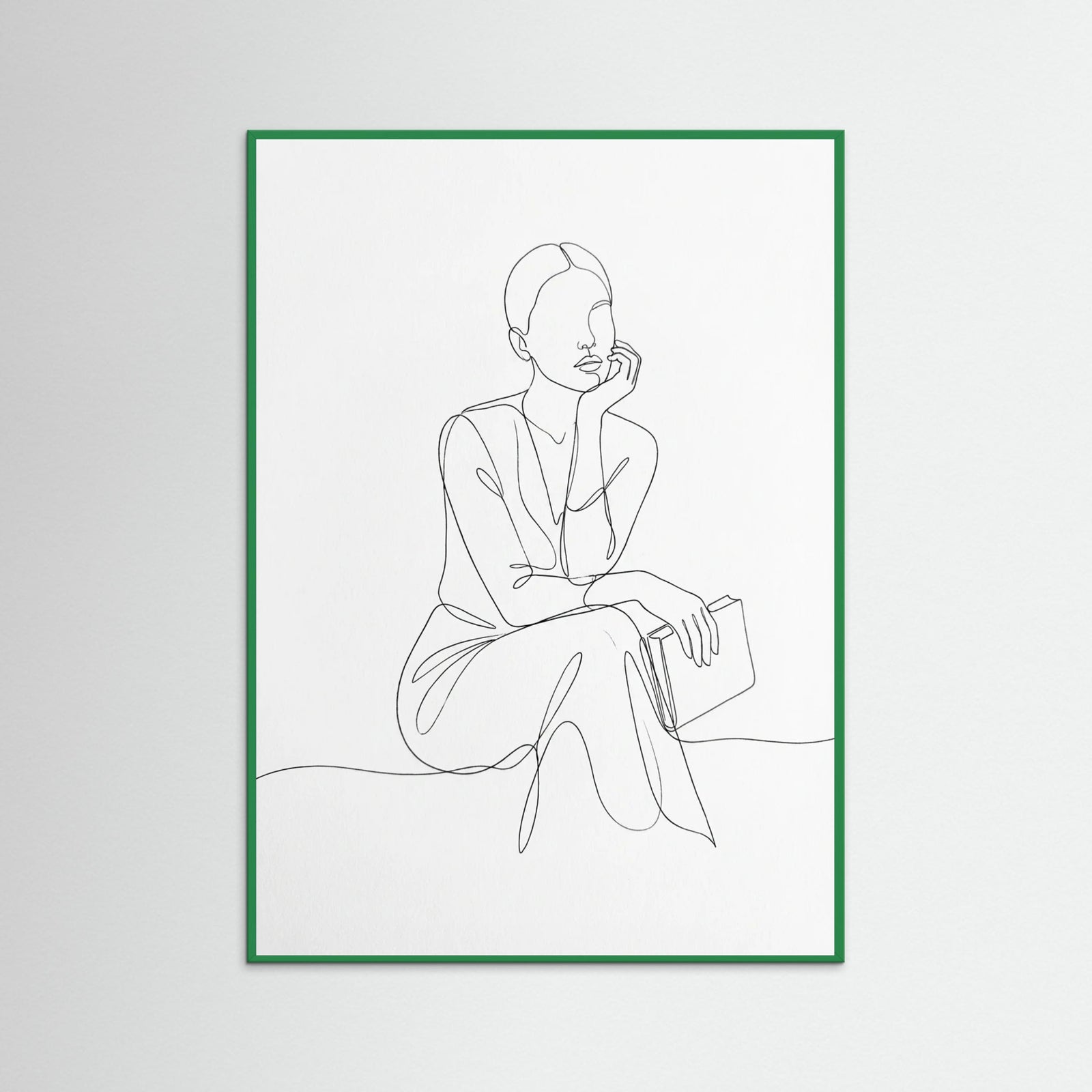 Green Wood Elegant Silhouette