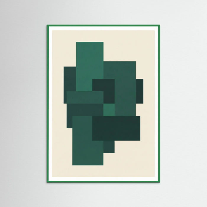 Green Wood Emerald Concentric Harmony