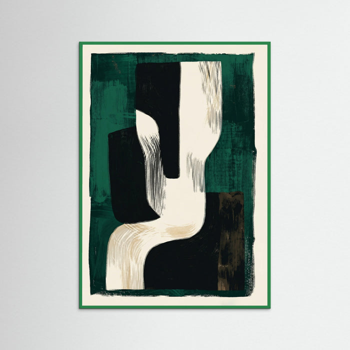 Green Wood Emerald Silhouette