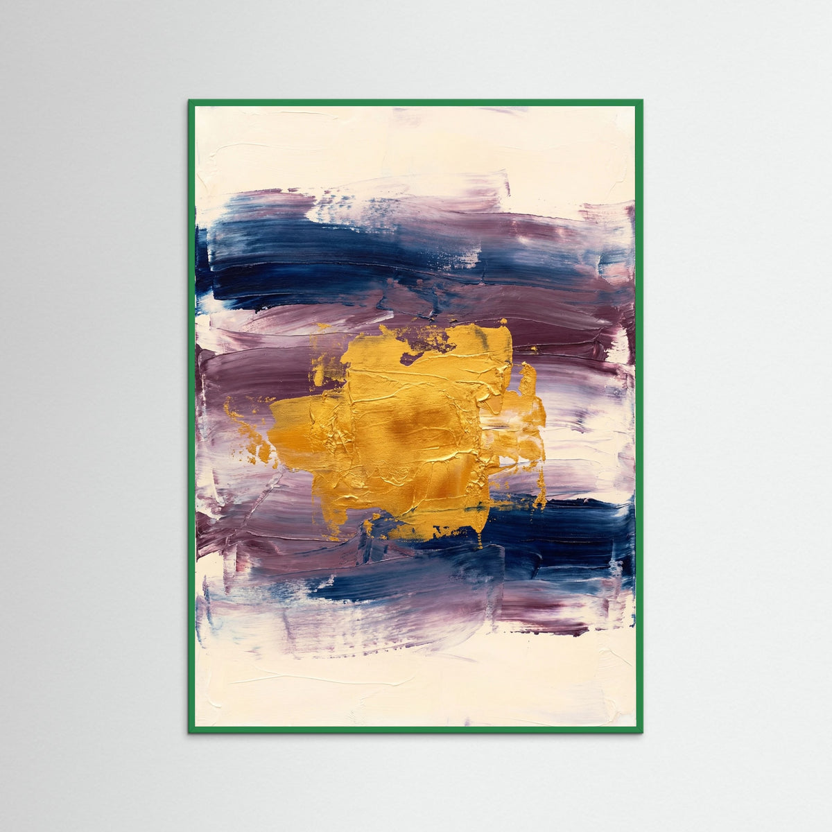 Green Wood Emotional Abstraction