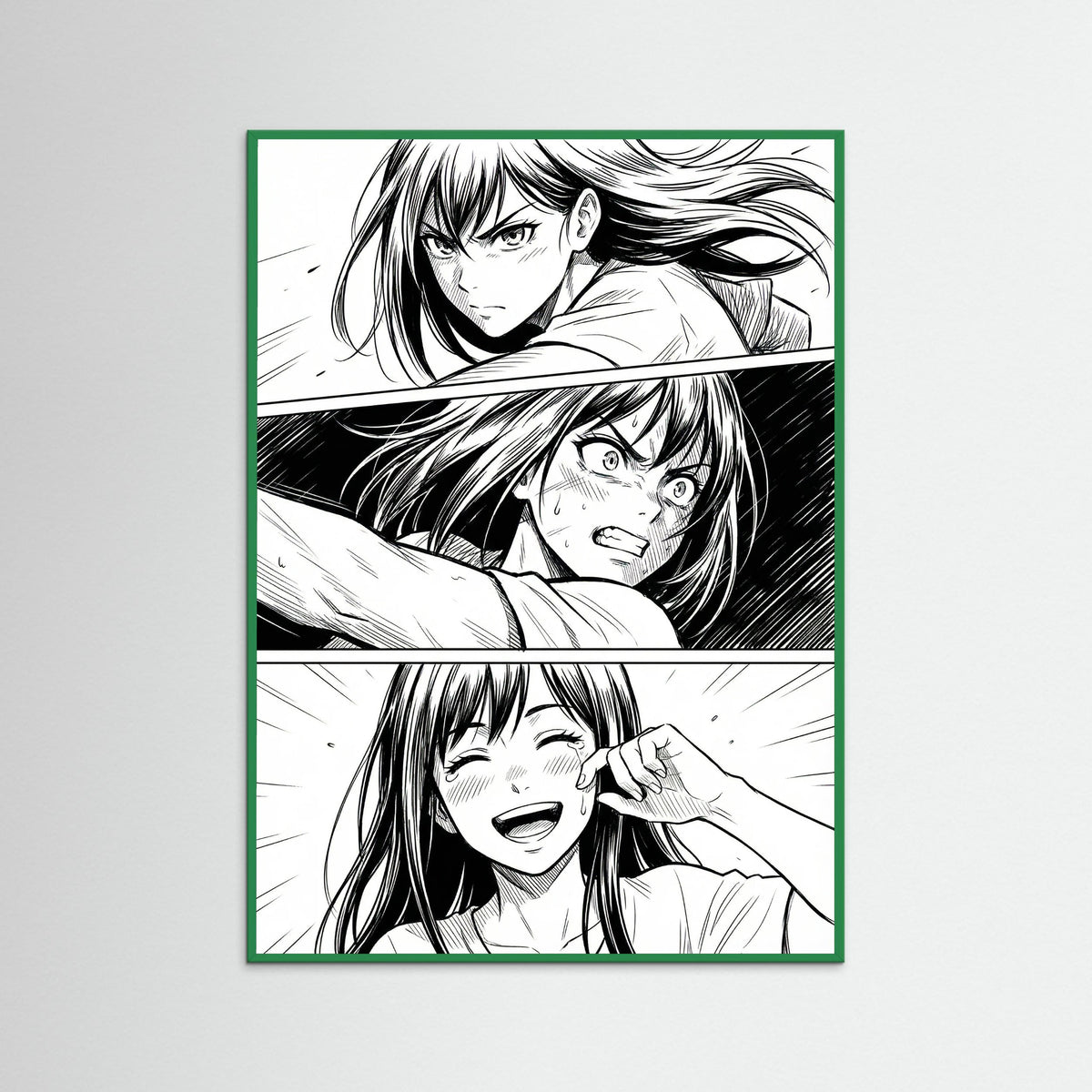 Green Wood Emotional Manga Gaze