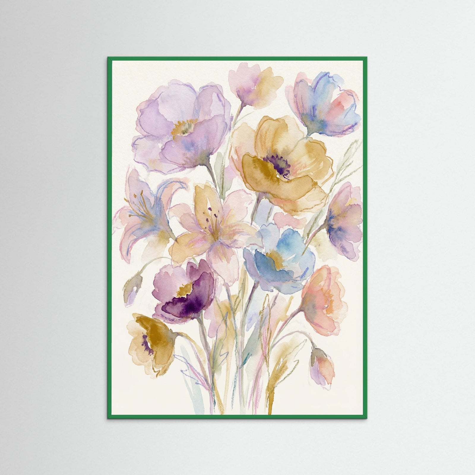 Green Wood Ephemeral Blooms