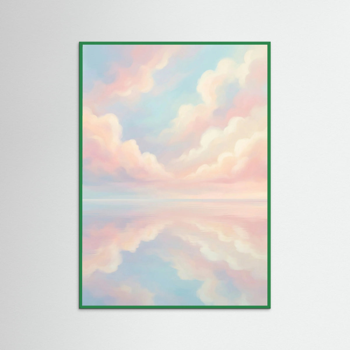 Green Wood Ethereal Cloudscape