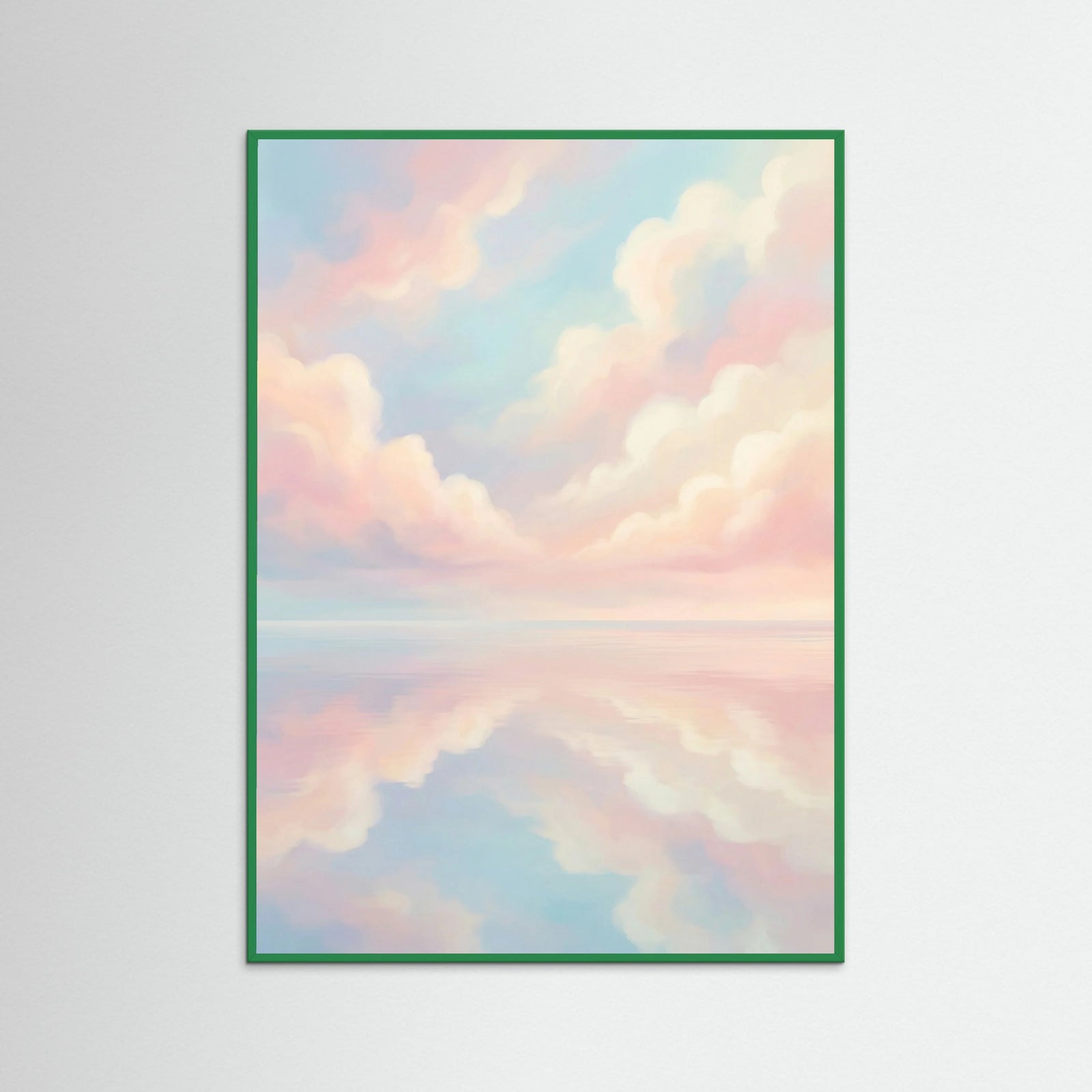 Green Wood Ethereal Cloudscape