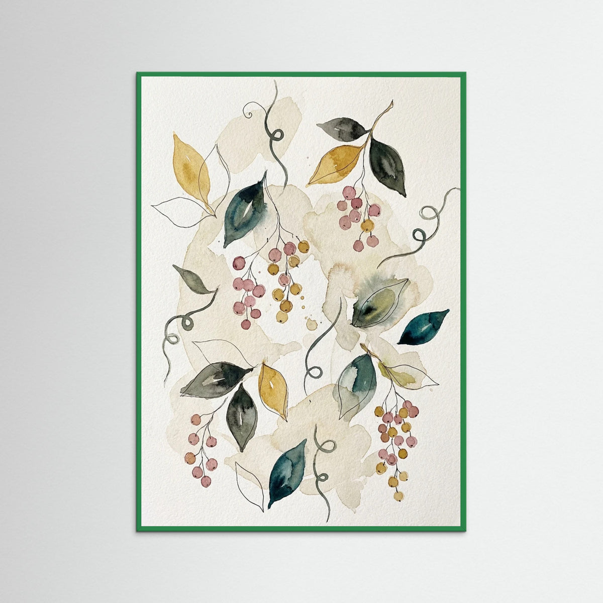 Green Wood Ethereal Foliage