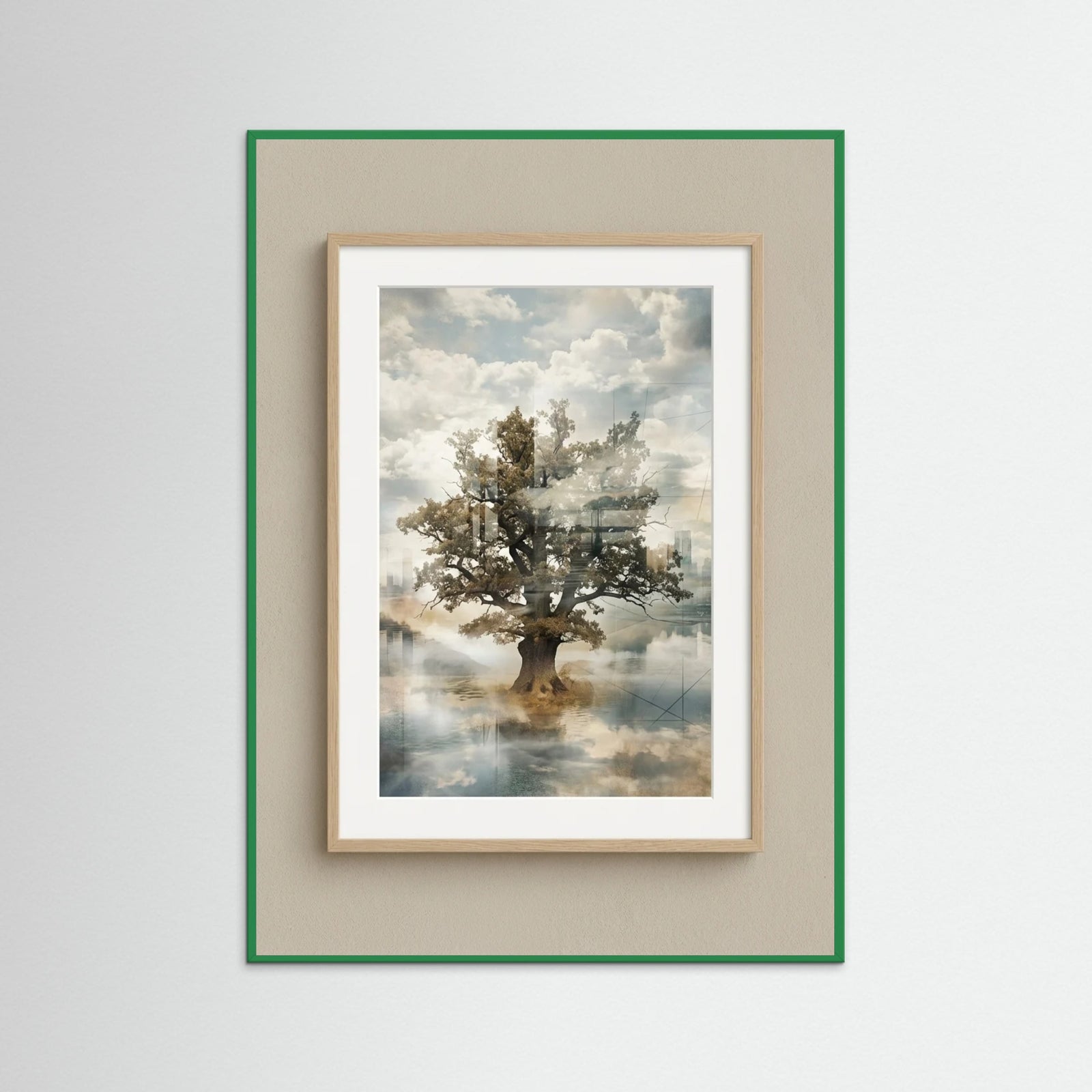 Green Wood Ethereal Gaze