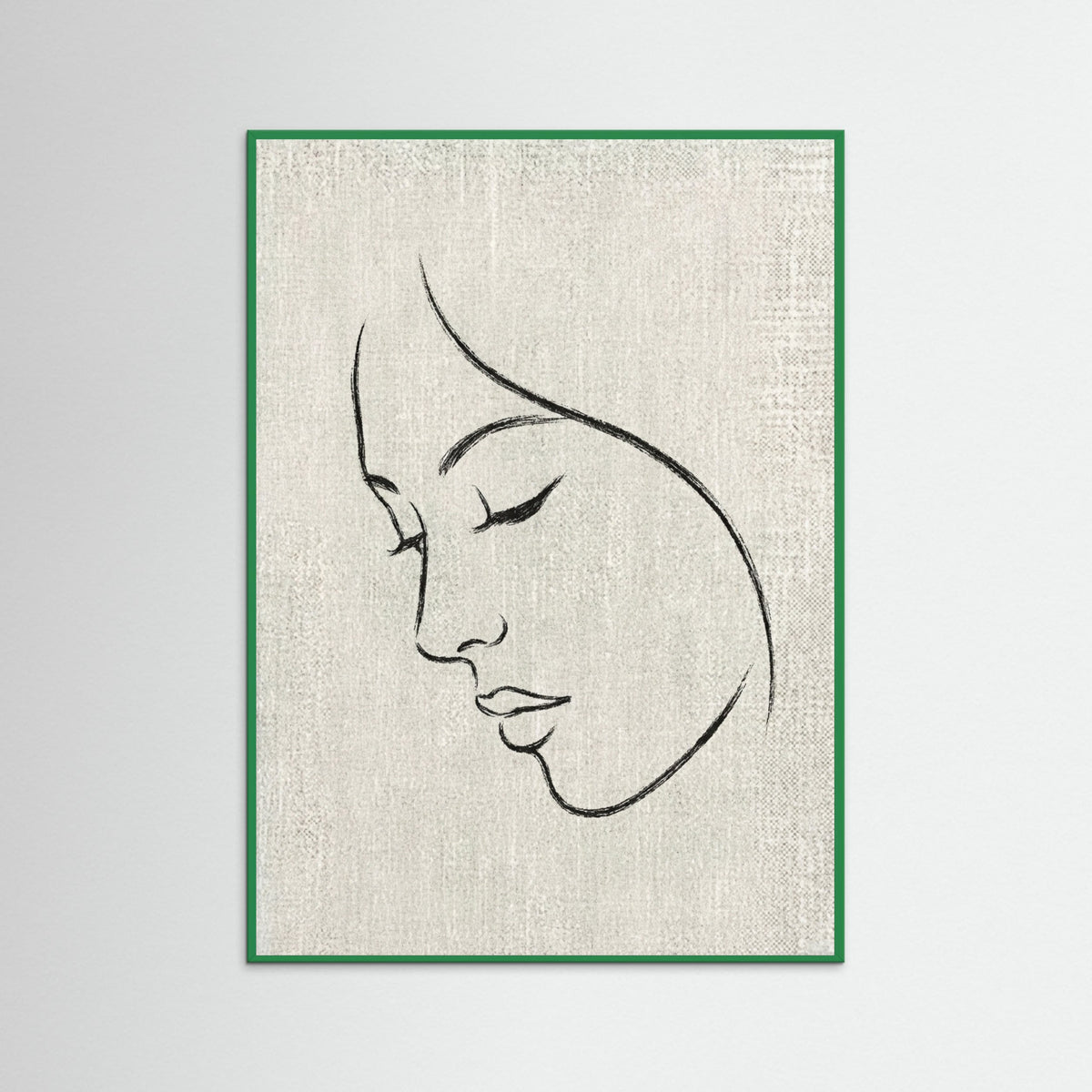 Green Wood Ethereal Silhouette