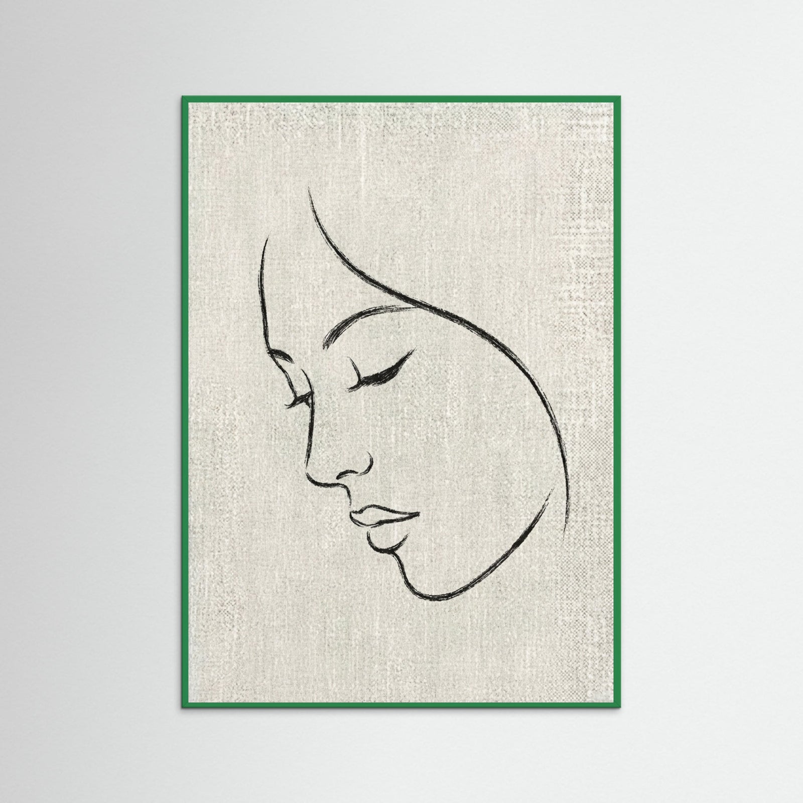 Green Wood Ethereal Silhouette