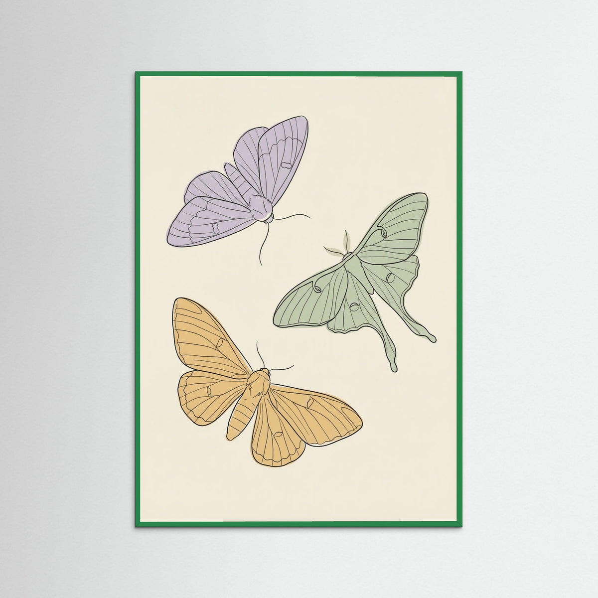 Green Wood Ethereal Wings