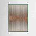 Euphoria - Gray and Orange Poster – plakat og kunsttryk