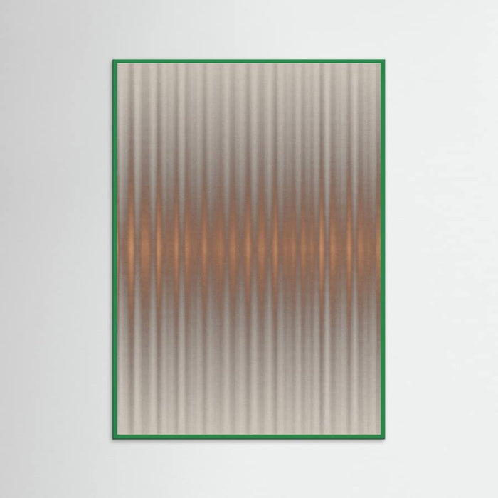 Euphoria - Gray and Orange Poster – plakat og kunsttryk