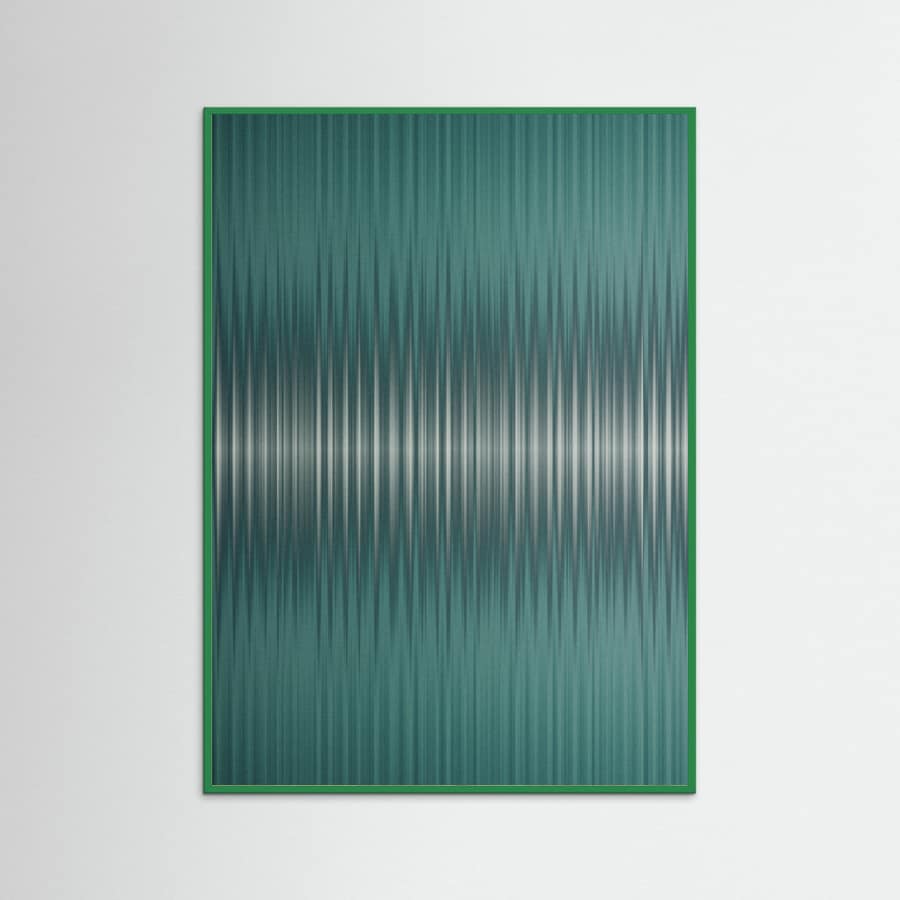 Póster Euphoria - Green and White – póster e impresión artística
