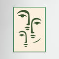 Green Wood Expression Blue