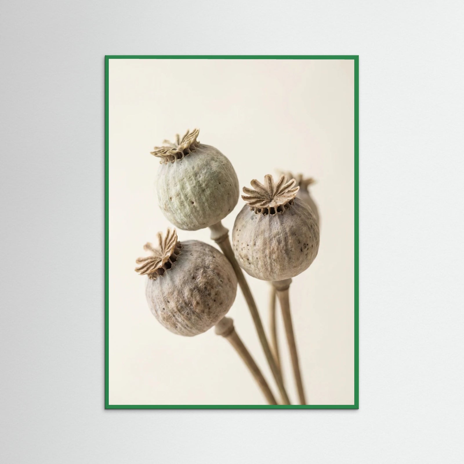 Green Wood Faded Bloom