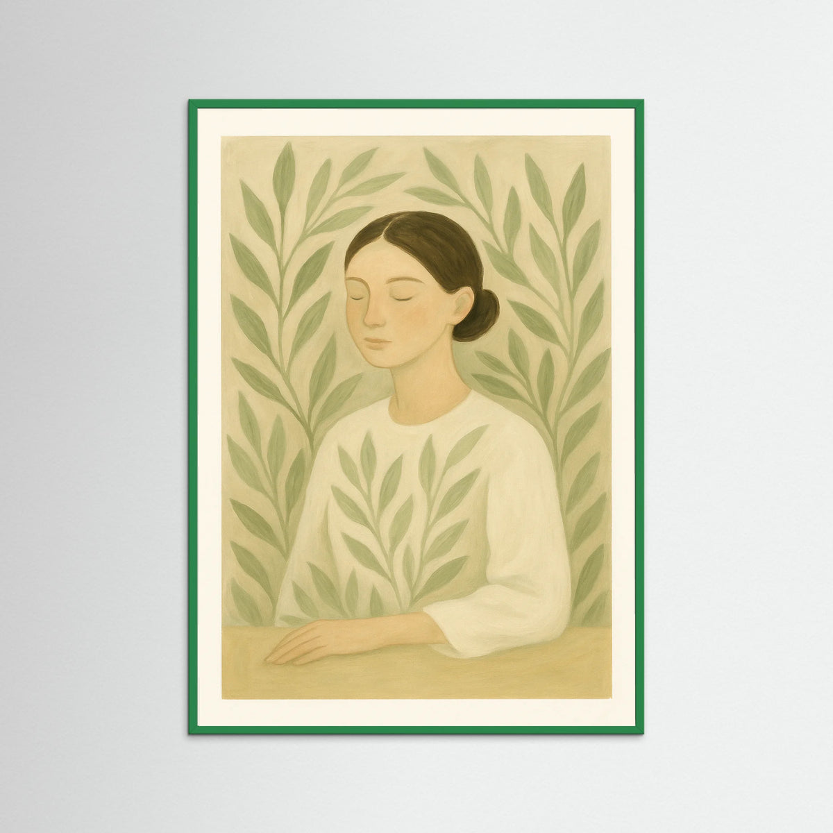 Green Wood Faded Light