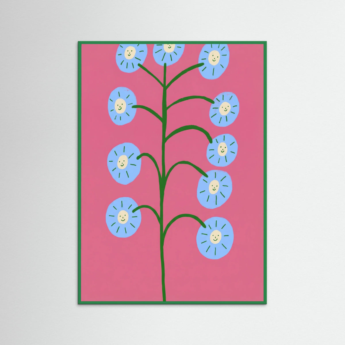 Green Wood Fantasy Blooms