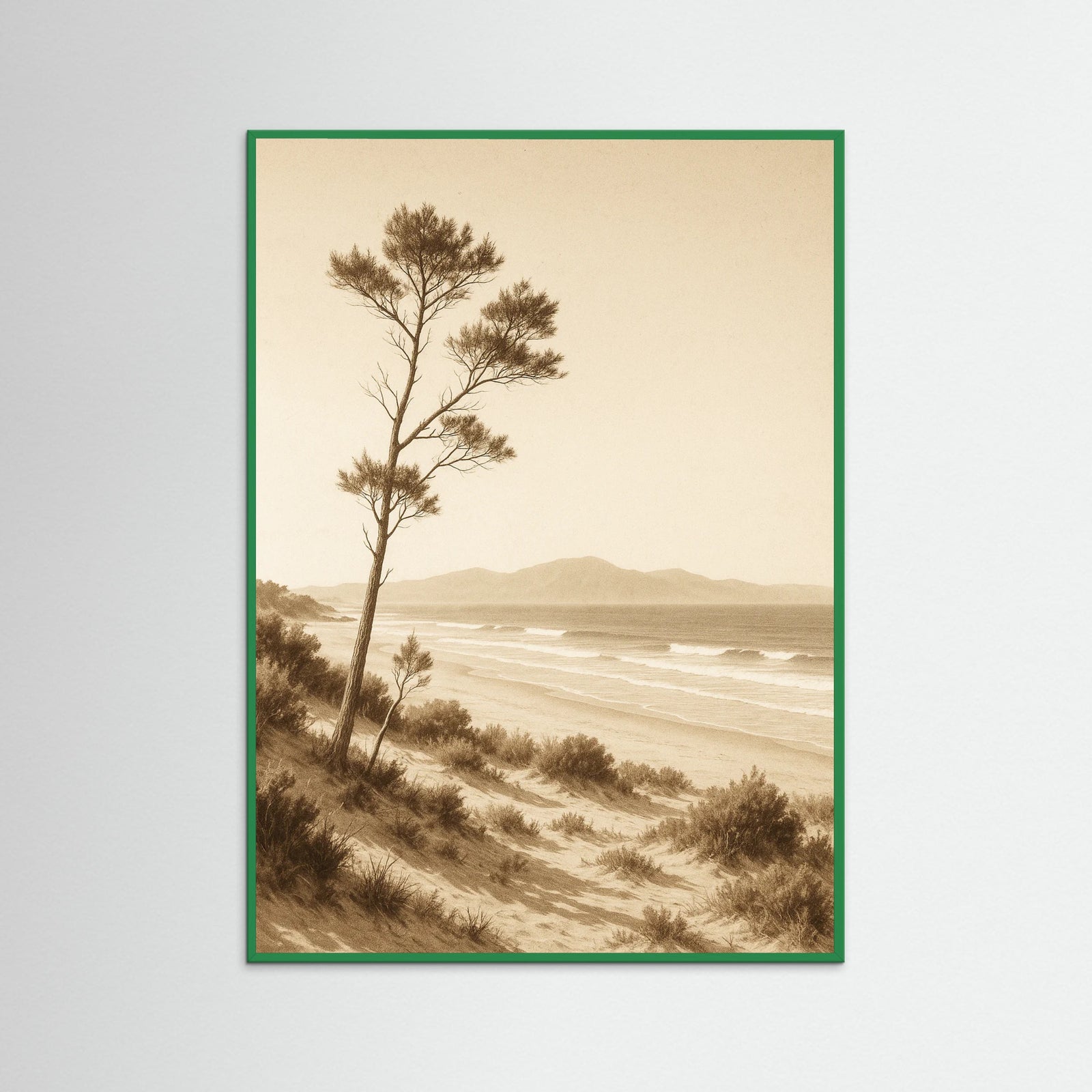 Green Wood Feathered Wispers