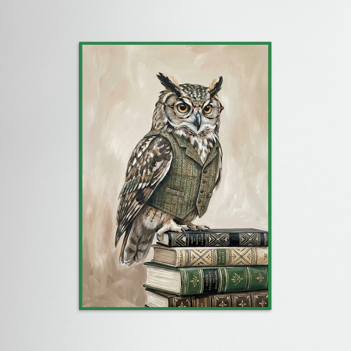 Green Wood Feline Chic