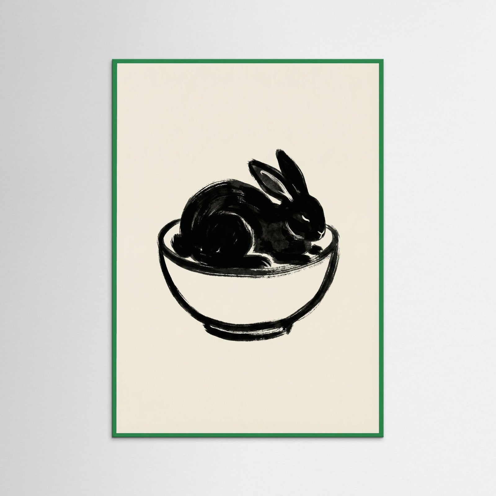 Green Wood Feline Repose