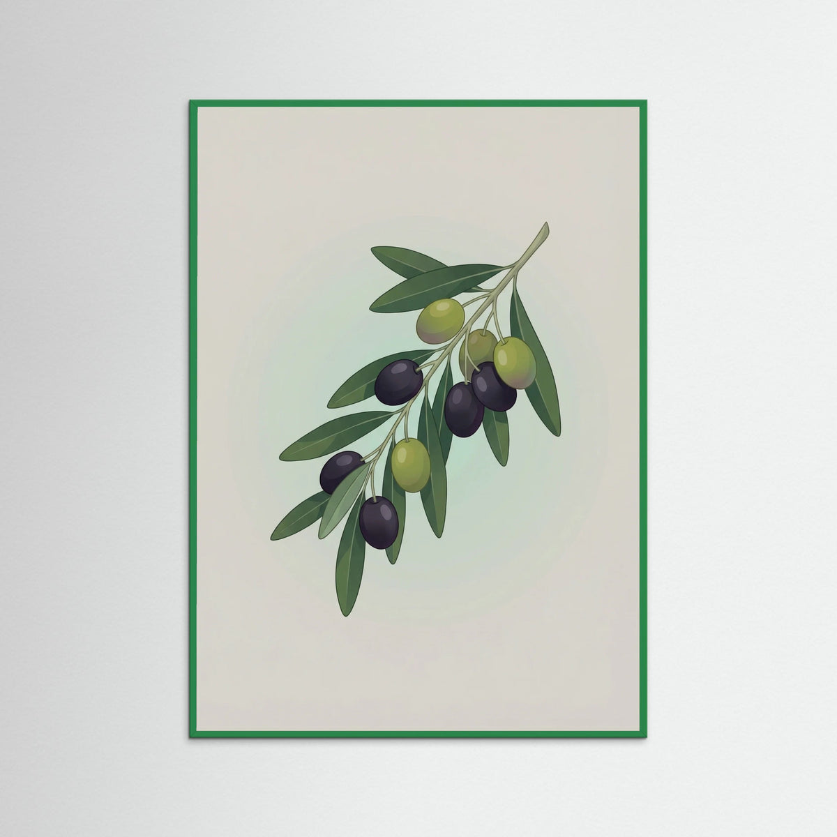 Green Wood Fig Branch in Vase