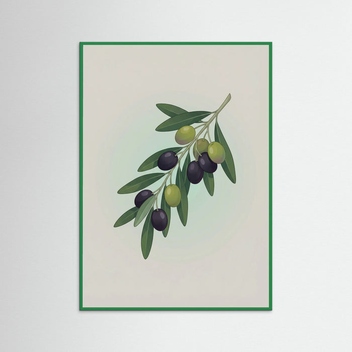 Green Wood Fig Branch in Vase