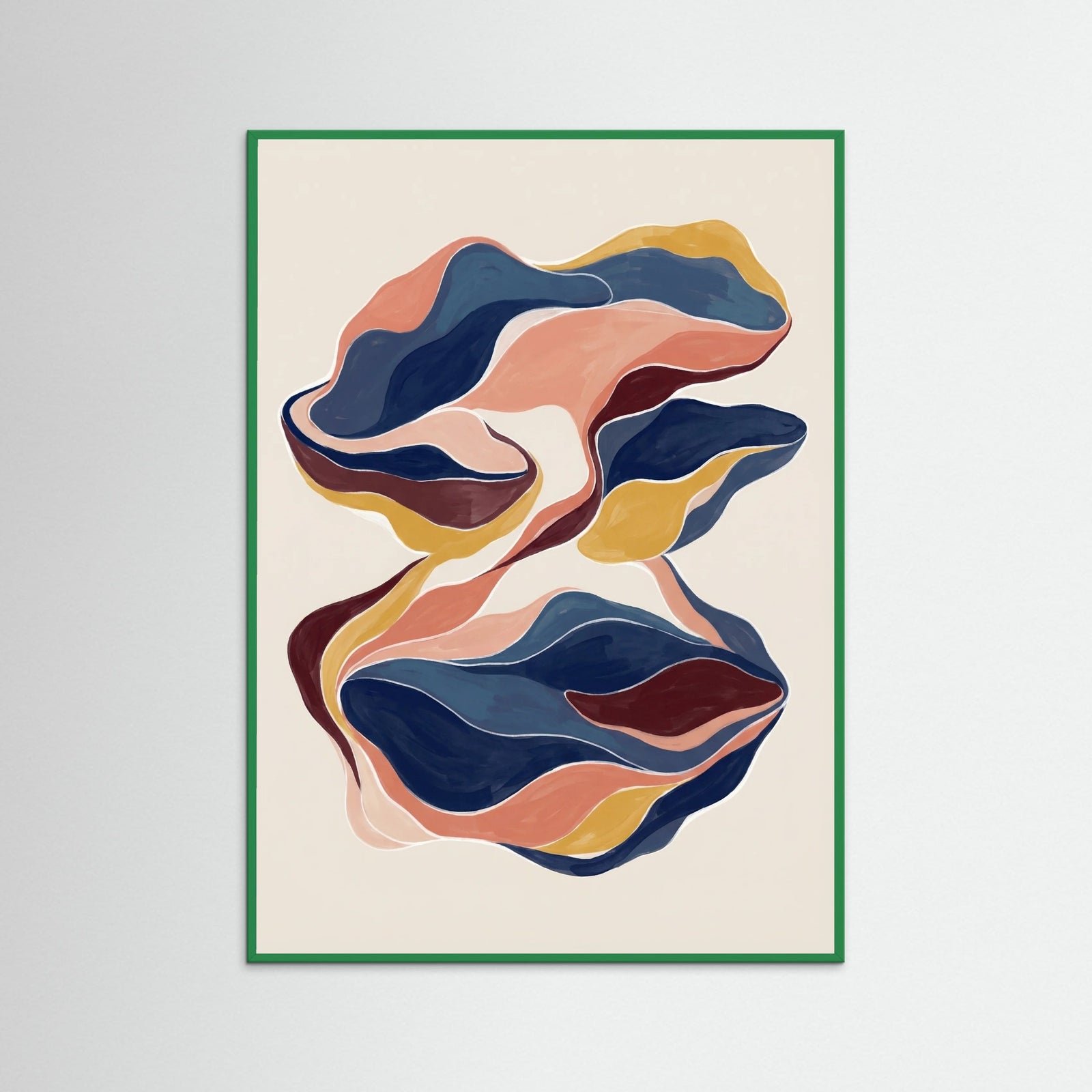 Green Wood Figural Currents