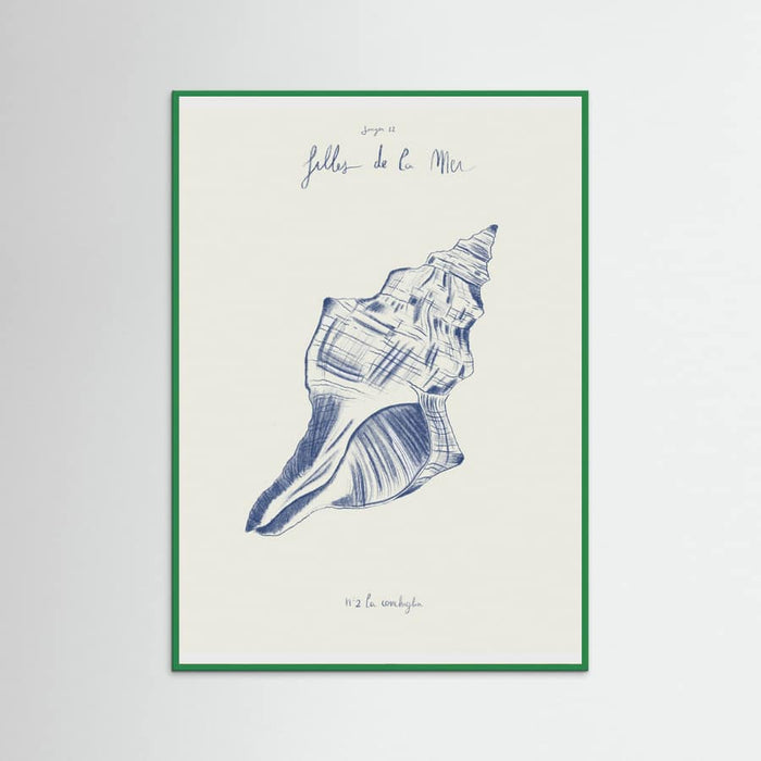 Filles de la mer n.2 - La conchiglia Poster – plakat og kunsttryk