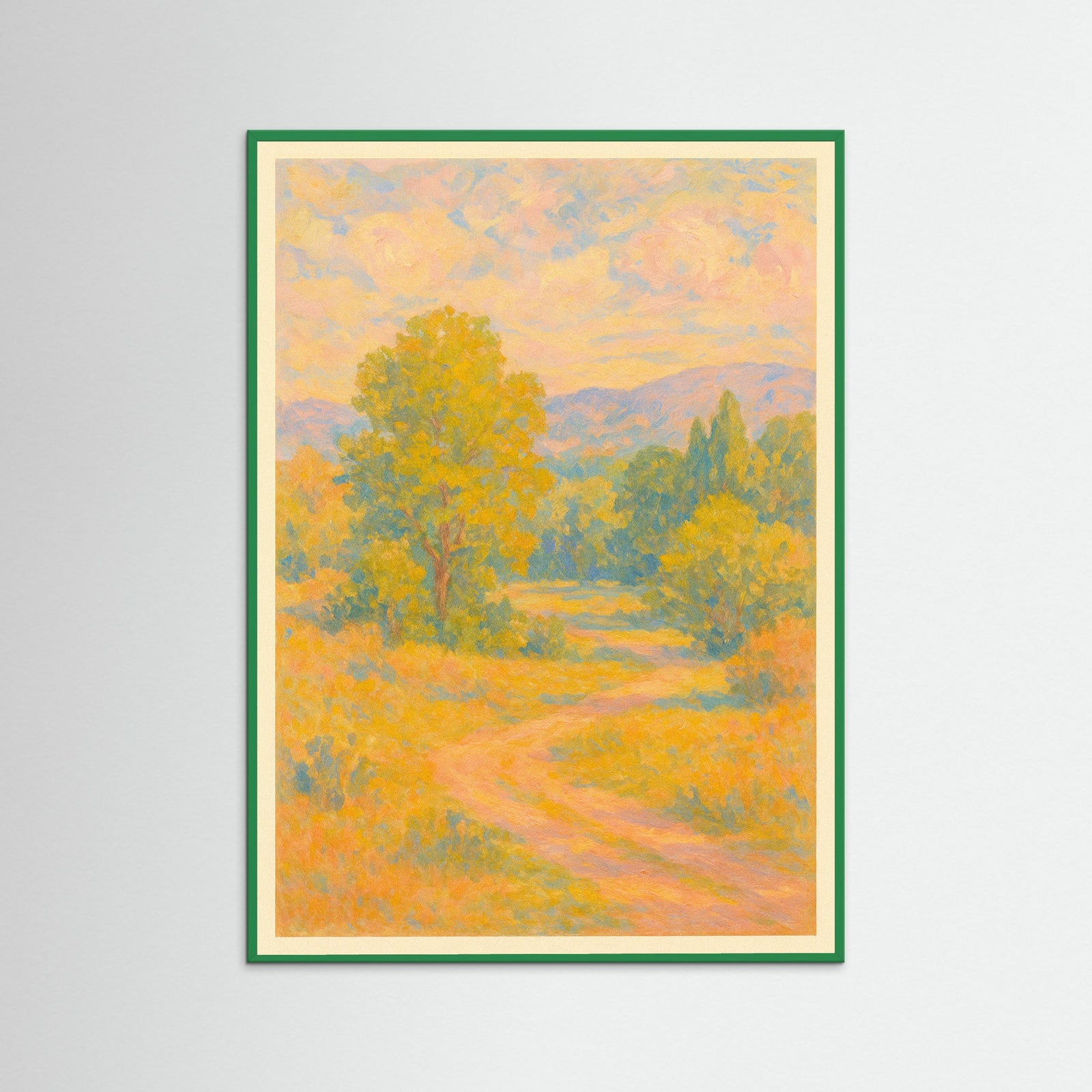 Green Wood Floral Arrangement