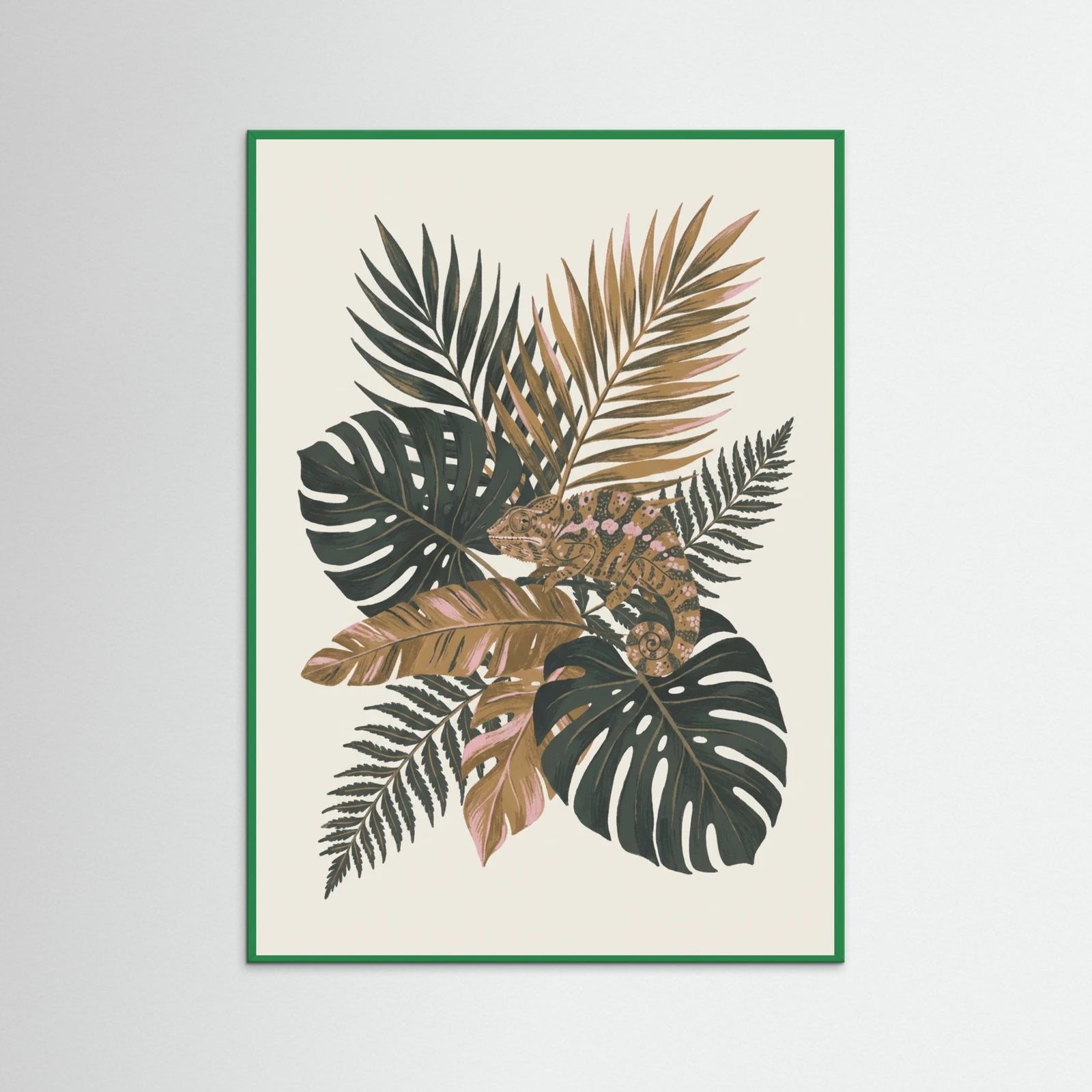 Green Wood Floral Flight