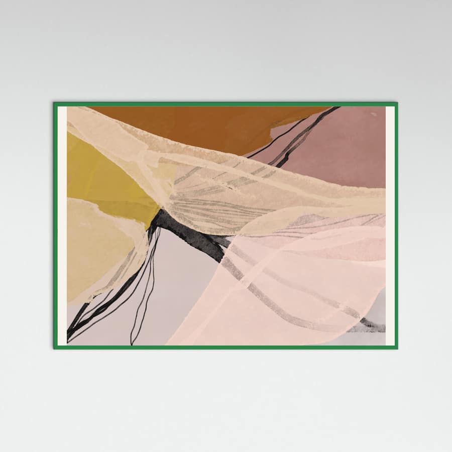 Floral Layers Poster – plakat og kunsttryk