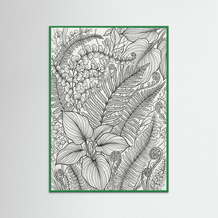 Green Wood Floral Rhythm