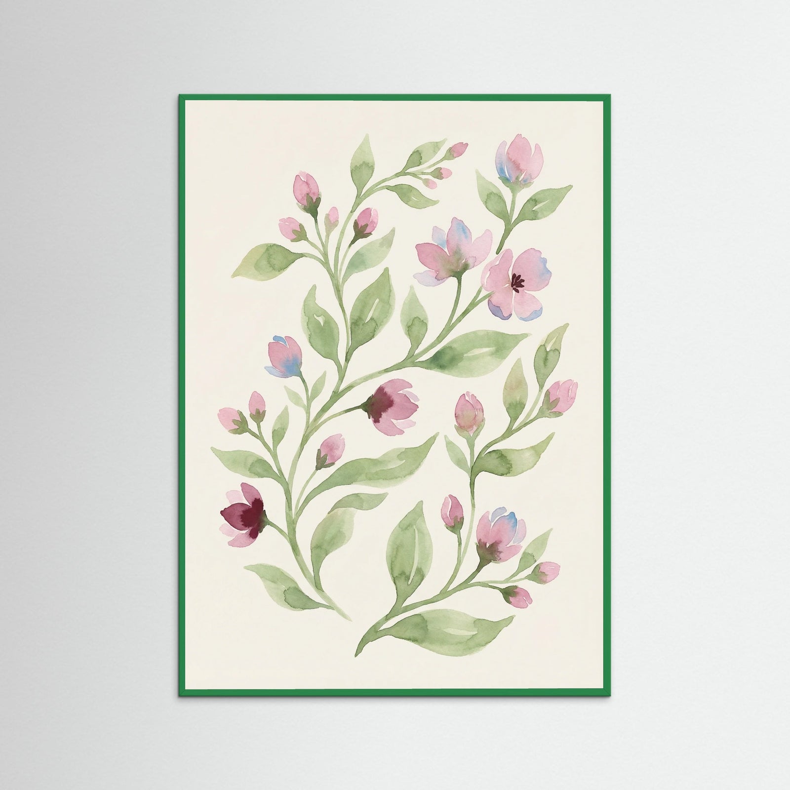 Green Wood Floral Whispers